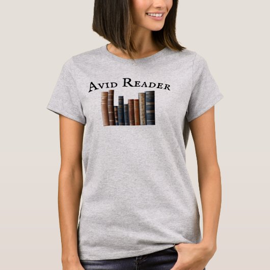 Avid Reader **** Tシャツ (正面)