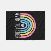 Avid Teacher Advancement Via Individual Appreciati フリースブランケット (正面(横))