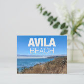 Avila Beach California Overlook Photography ポストカード (スタンド正面)