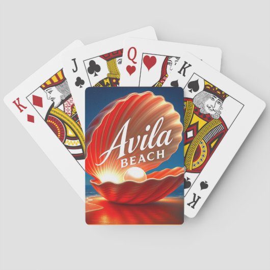 AVILA BEACH PLAYING CARDS. POKER CARDS トランプ (裏面)