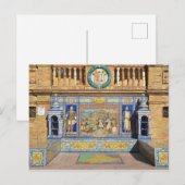 Avila, Plaza de Espana, Sevilleはがき ポストカード (正面/裏面)