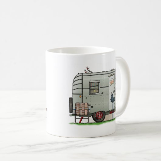 Avionのキャンピングカートレーラー コーヒーマグカップ (正面右)