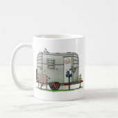 Avionのキャンピングカートレーラー コーヒーマグカップ (左)