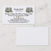 AvionのキャンピングカートレーラーHSH 名刺 (正面/裏面)