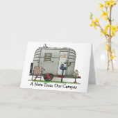 AvionのキャンピングカートレーラーM カード (黄色い花)