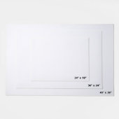 Avion Doormat -パーソナライズの準備ができました。 ドアマット (スケール)