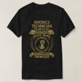 Avionics技術者We Do Precision Tシャツ (デザイン正面)