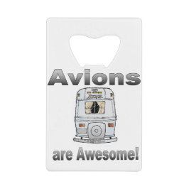 Avionsはリアメタルグレードのアンビジョン クレジットカード栓抜き