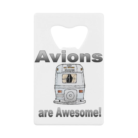 Avionsはリアメタルグレードのアンビジョン クレジットカード栓抜き (正面)