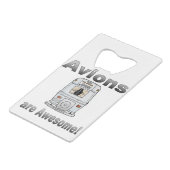 Avionsはリアメタルグレードのアンビジョン クレジットカード栓抜き (裏面アングル)