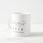 Avisペプチド名mug コーヒーマグカップ (正面左)
