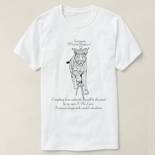 Avisamento: オオヤマネコ tシャツ (デザイン正面)