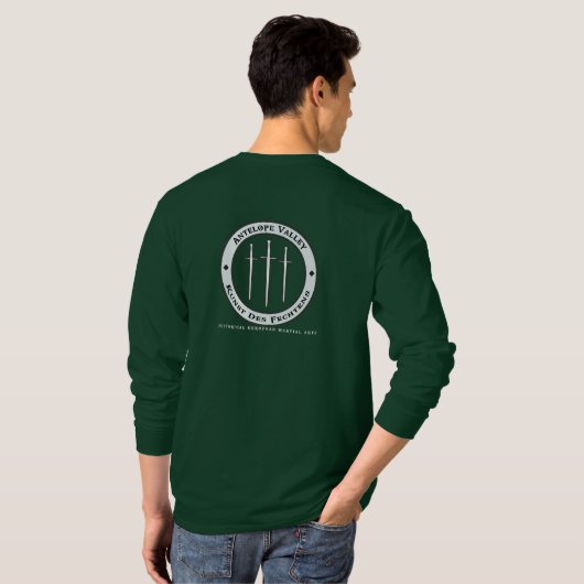 AVKDF Long Sleeve Tシャツ (裏面フル)
