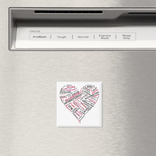 AVM認識度ワードスープハート磁石 マグネット (インサイチュ (食洗機))