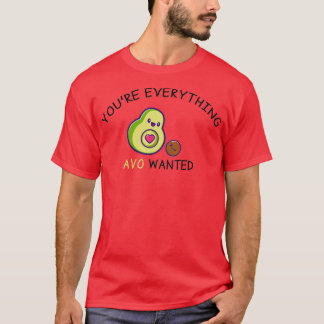 AVOがアボカド・バレンティンおもしろいグを望む Tシャツ