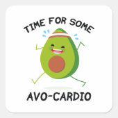 Avo-Cardioの時間 スクエアシール (正面)