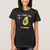 Avo Cardio Time Avocado Cardio Time Fitness Workou Tシャツ (正面)