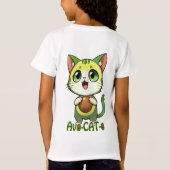 Avo-CAT-oガールズTシャツ Tシャツ (裏面)