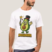Avocadabra Magic Avocado Cartoon Tee Tシャツ (正面)