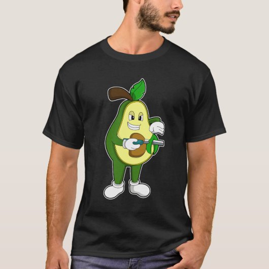 Avocado as Hairdresser with Razor Tシャツ (正面)