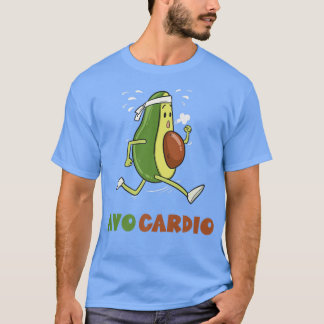 Avocado Cardio Training Eercise Workout Tシャツ