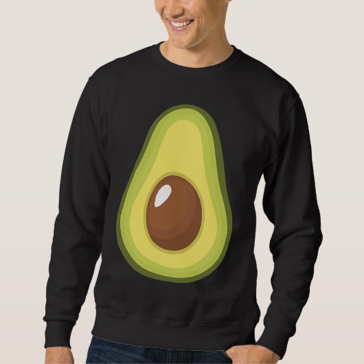 Avocado Costume  Lazy Costume Avocado スウェットシャツ (正面)
