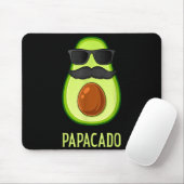 Avocado Dad Papacado Funny Daddy Father Avocado  マウスパッド (マウス)