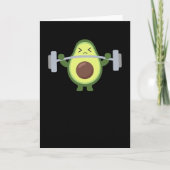 Avocado Fitness Huntel Funny Avocados カード (正面)