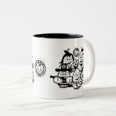 Avocado friends ツートーンマグカップ (正面右)