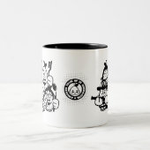 Avocado friends ツートーンマグカップ (中央)