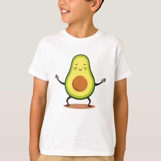 Avocado funny tshirt  tシャツ (正面)