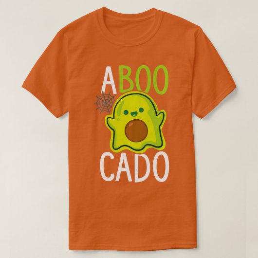 Avocado Ghost Halloween Funny Avocado Tシャツ (デザイン正面)