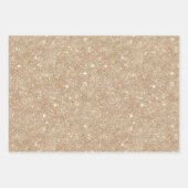 Avocado Green Glitter Pink Cream Gold Birthday ラッピングペーパーシート (正面3)