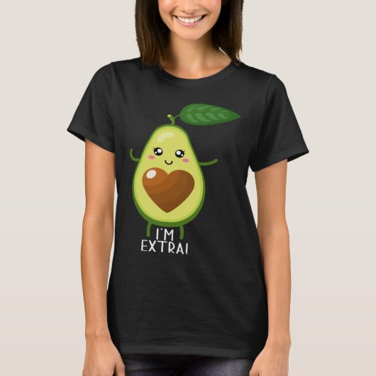 Avocado Healthy Fruit Guacamole Vegetarian Vegan 1 Tシャツ (正面)