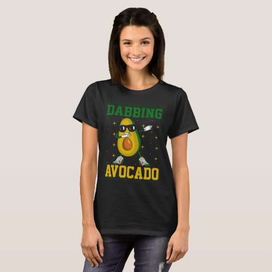 Avocado  Healthy Fruit Guacamole Vegetarian Vegan  Tシャツ (正面フル)