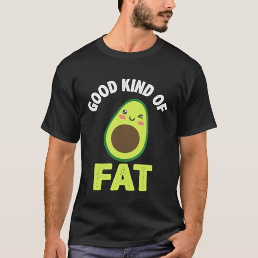Avocado Healthy Fruit Guacamole Vegetarian Vegan Tシャツ (正面)