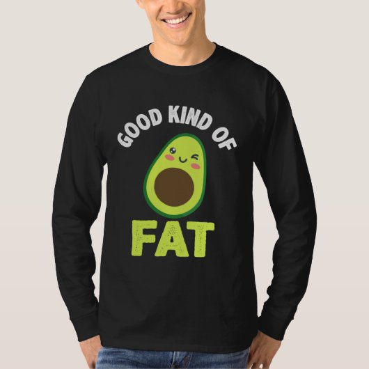 Avocado  Healthy Fruit Guacamole Vegetarian Vegan  Tシャツ (正面)