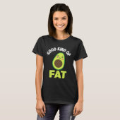Avocado  Healthy Fruit Guacamole Vegetarian Vegan  Tシャツ (正面フル)