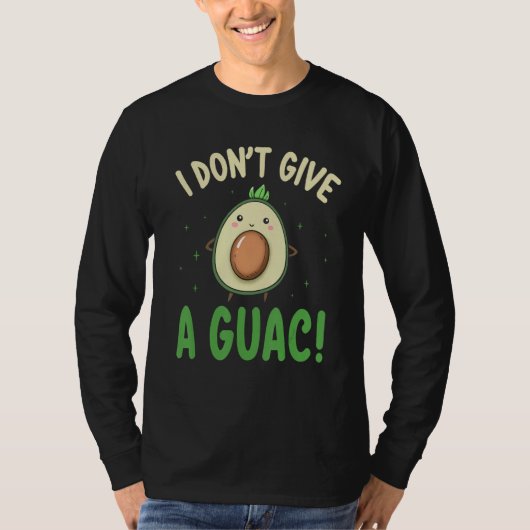 Avocado I Don t Give A Guac Vegan Tシャツ (正面)