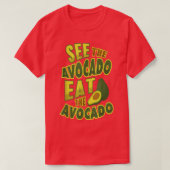 Avocado Lover Vegan FunnyGift Tシャツ (デザイン正面)