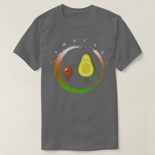 Avocado Mamacado Maternity Pregnancy New Mom Gende Tシャツ (デザイン正面)