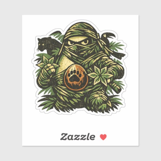 Avocado Ninja — Shadow of the Jungle  シール (シート)