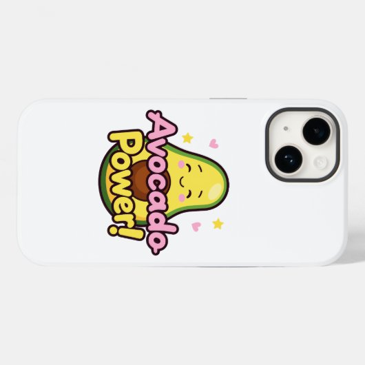 “Avocado Power” Case-Mate iPhoneケース (裏面 (横))