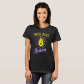 Avocado Queen Guacamole Vegan and Vegetarian Tシャツ (正面フル)