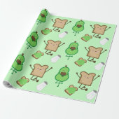 Avocado Toast Wrapping Paper ラッピングペーパー (アンロールド)