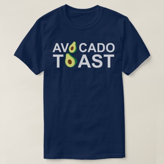Avocado ToastAvocado & Guacamole Lover& Gift  Tシャツ (デザイン正面)