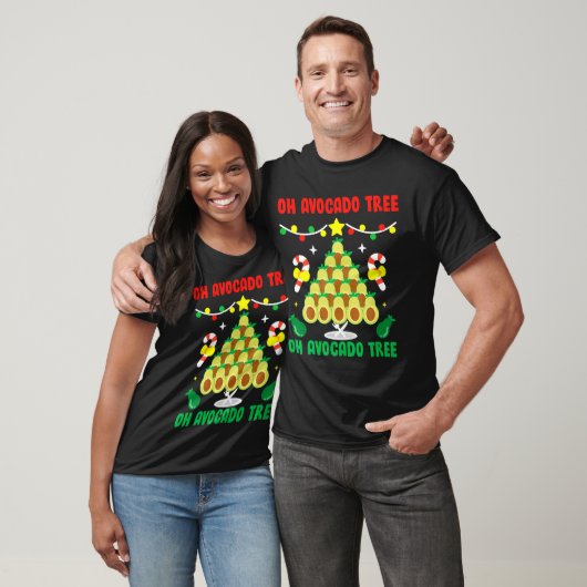 Avocado Tree Funny Food Vegan Christmas Gift Tシャツ (ユニセックス)