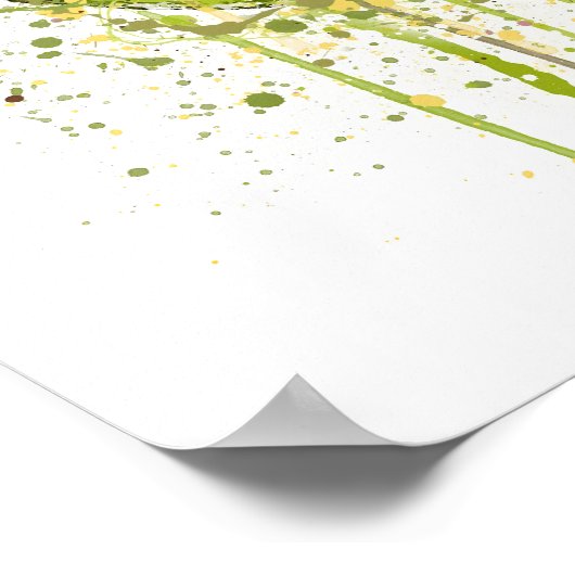 Avocado Vegetable ポスター (角)