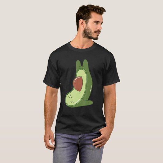 Avocado Yoga Tシャツ (正面フル)