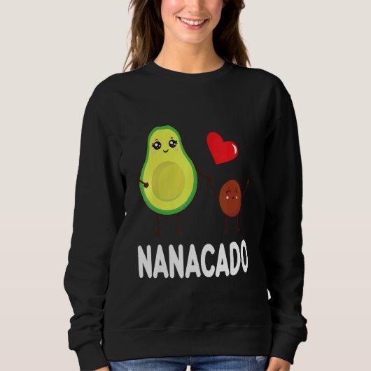 Avocados Dancing Together Happy Avocado Day Nanaca スウェットシャツ (正面)